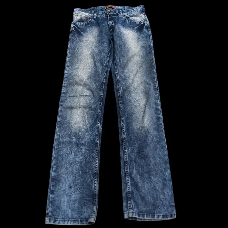 Jeans azul desgastado unisex - 1