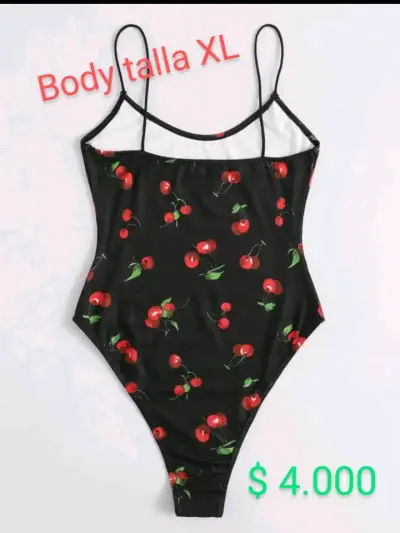 Body estampado cerezas XL - miniatura 1