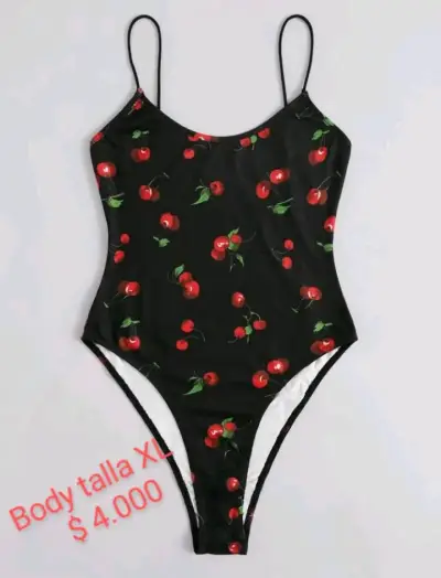 Body estampado cerezas XL - miniatura 2