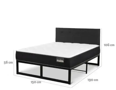Cama 2 plazas+colchon belsogno - miniatura 3