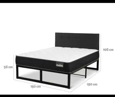 Cama 2 plazas+colchon belsogno - miniatura 4