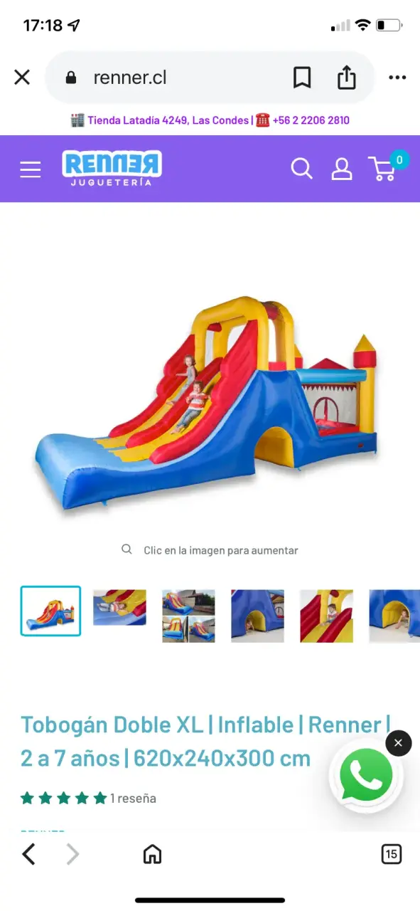 Castillo inflable con tobogán - 2