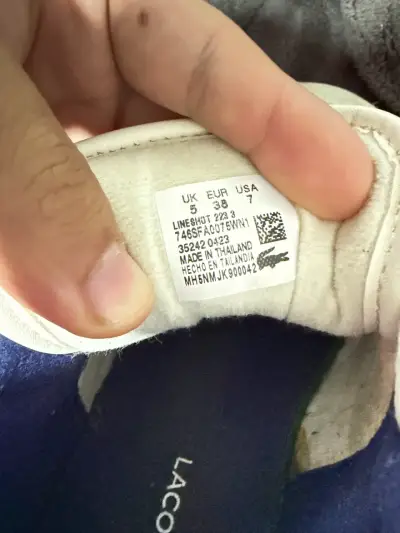 Zapatillas Lacoste blancas - miniatura 4