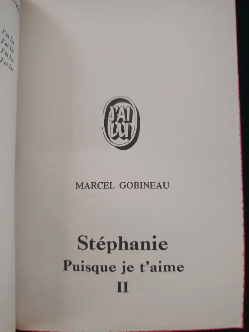 Libro Stéphanie - Marcel Gobineau -2 - 3