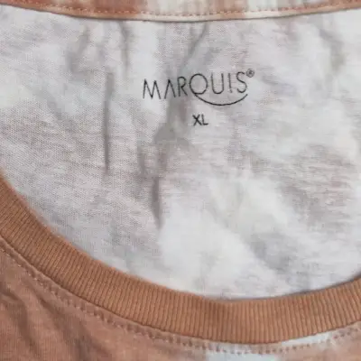 Polera tie-dye marrón y blanca - miniatura 2