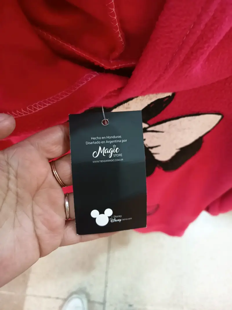 Polerón ORIGINAL NUEVO rosado Minnie Mouse - 2