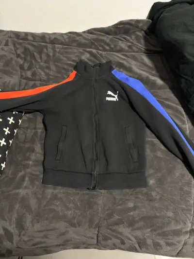 Chaqueta deportiva negra Puma - miniatura 2