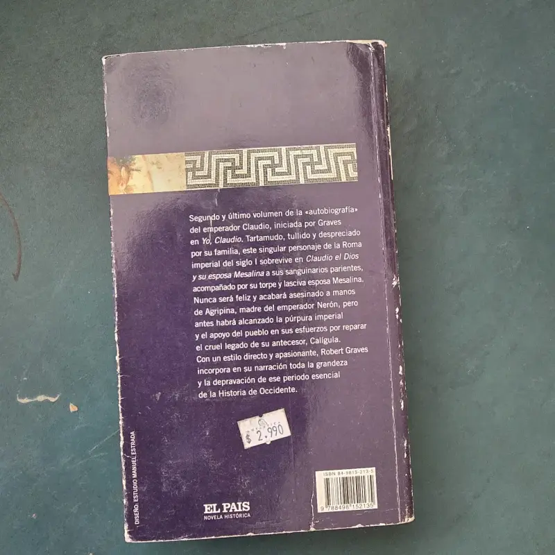 Libro 'Claudio el Dios' - 3