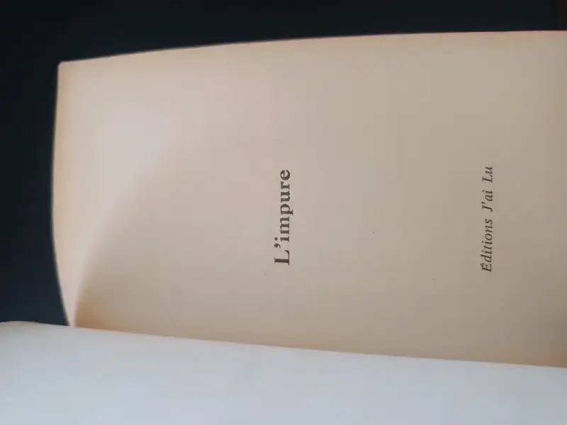Libro L'Impure de Guy des Cars - 2