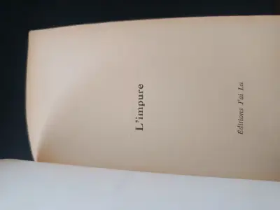 Libro L'Impure de Guy des Cars - miniatura 2