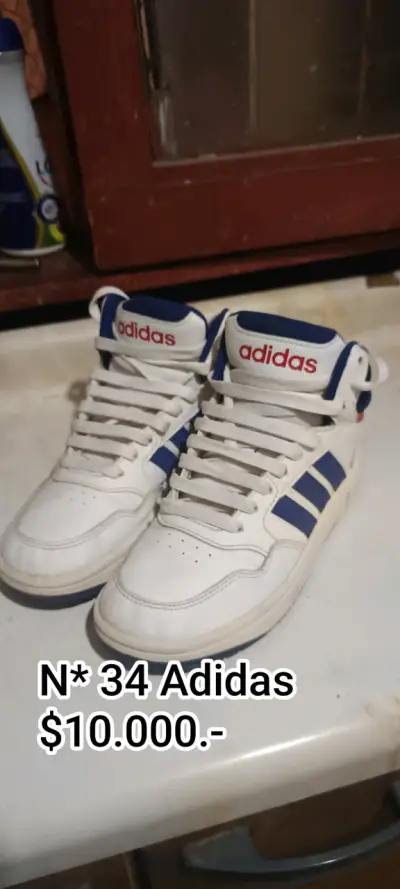 Zapatillas Adidas blancas talla 34 - miniatura 1