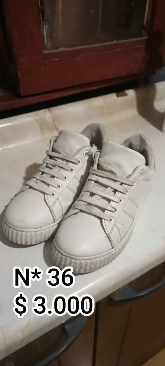 Zapatillas Adidas blancas talla 34 - 4