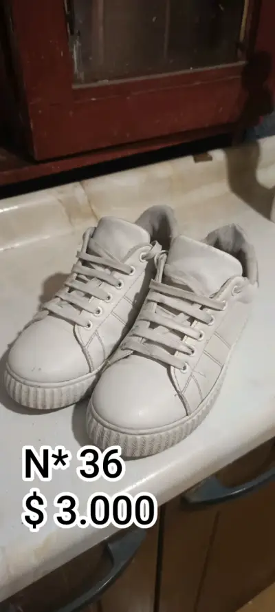 Zapatillas Adidas blancas talla 34 - miniatura 4