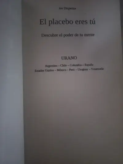 Libro 'El placebo eres tú' de Joe Dispenza - miniatura 6