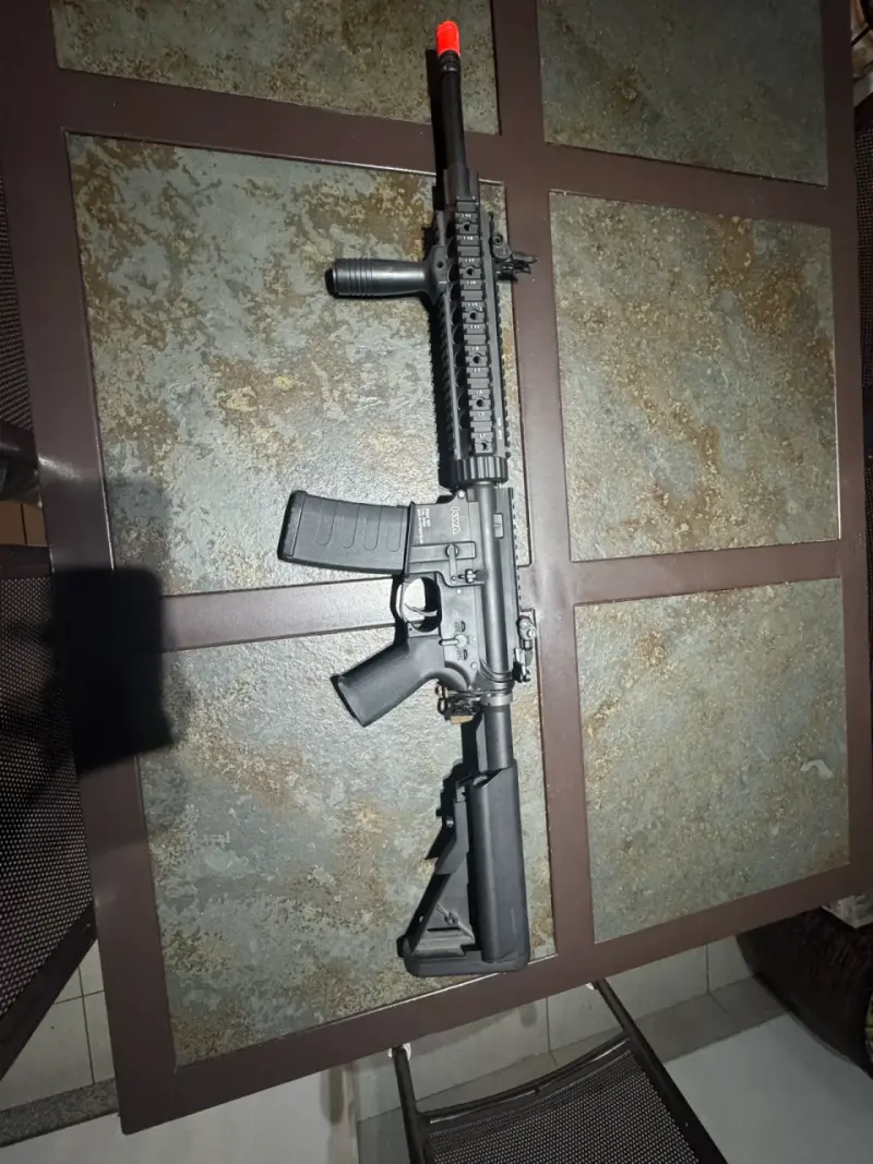 Rifle Airsoft KWA RM4 SR ERG Full Metal + Grip - 1