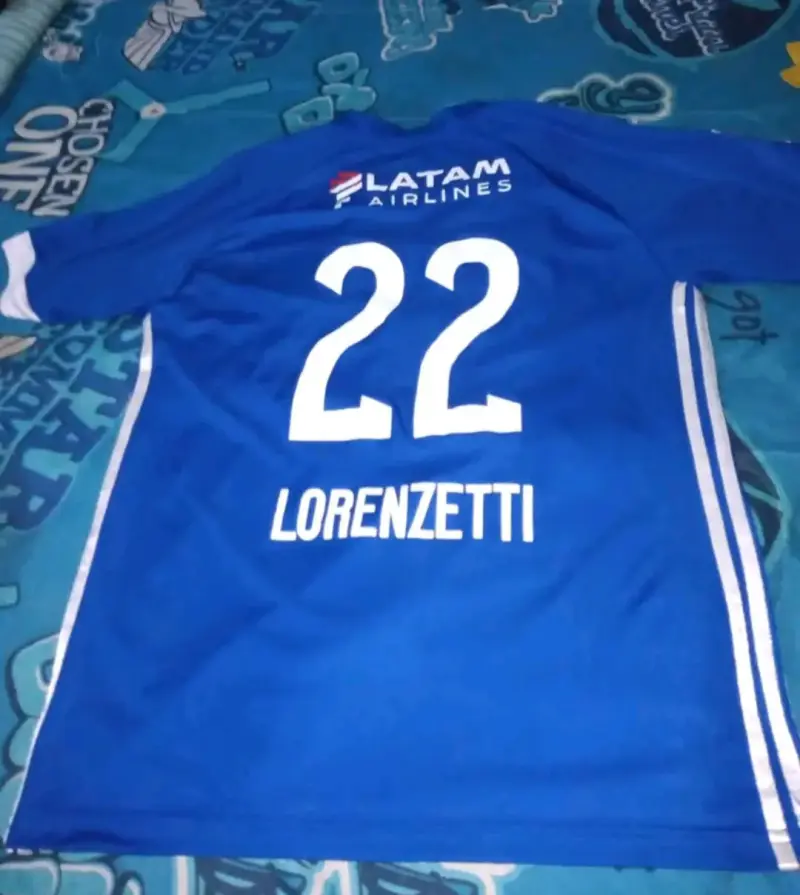 Camiseta azul equipo de fútbol - 2