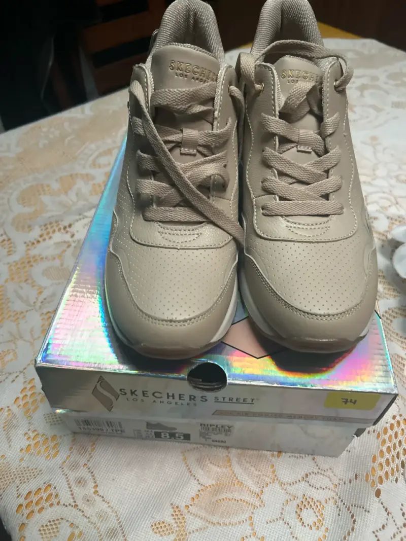 Zapatillas Skechers beige talla 38.5 - 3