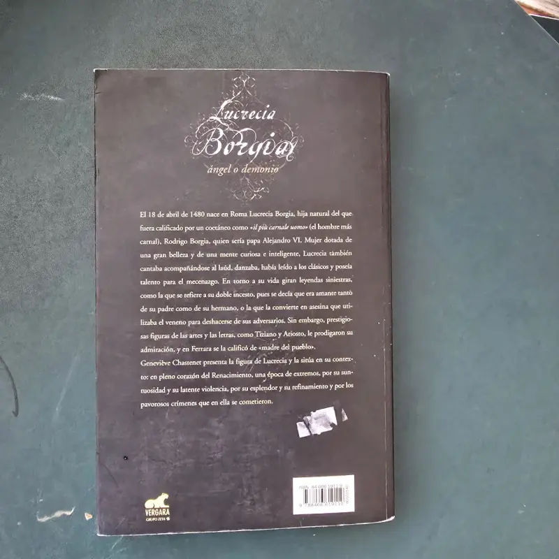 Libro 'Lucrecia Borgia' en español - 4