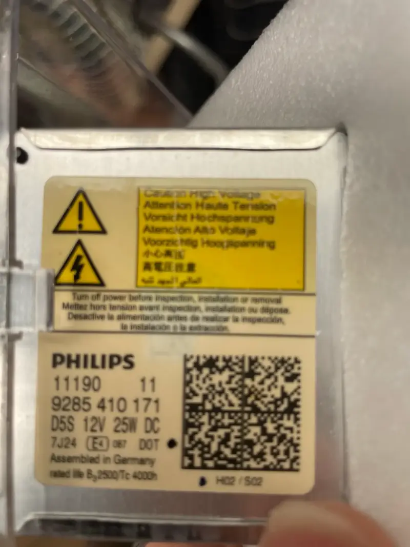 Bombilla Philips D1S 12V 25W - 1