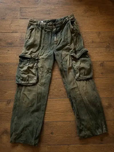 Jeans cargo efecto óxido/lavado - miniatura 1
