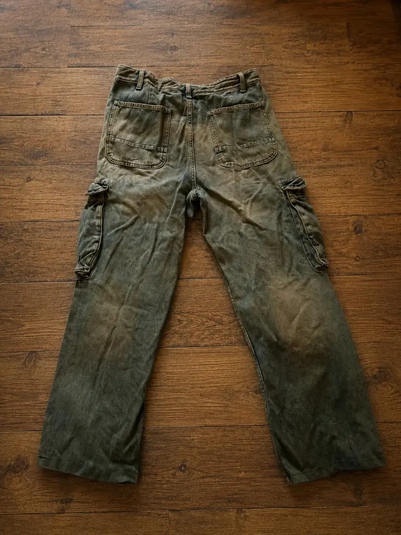 Jeans cargo efecto óxido/lavado - 2