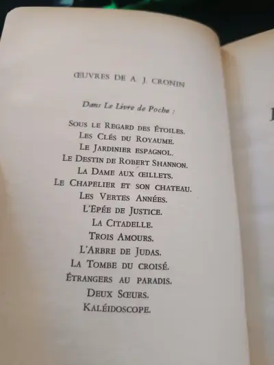 Libro 'Les Années d'Illusion' A.J. Cronin - miniatura 2