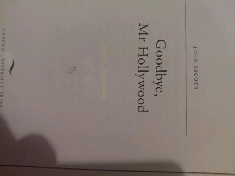Libro 'Goodbye, Mr Hollywood' - 1