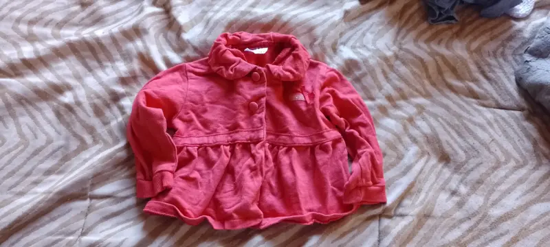 Chaqueta infantil rosada