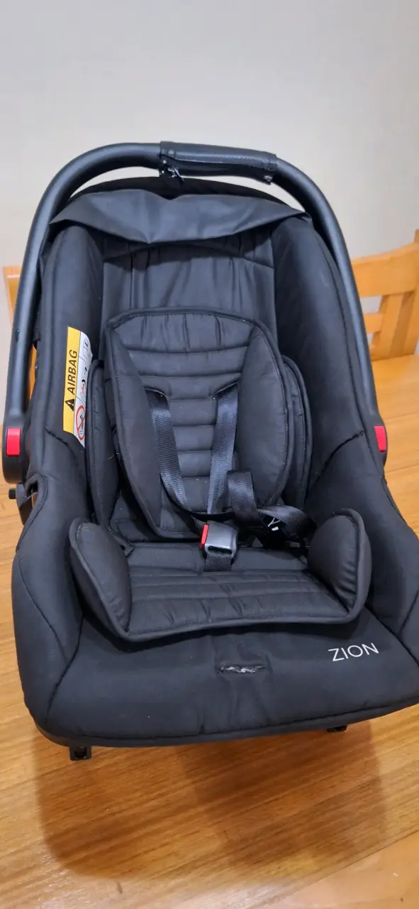 Silla para auto de bebé negra - 3