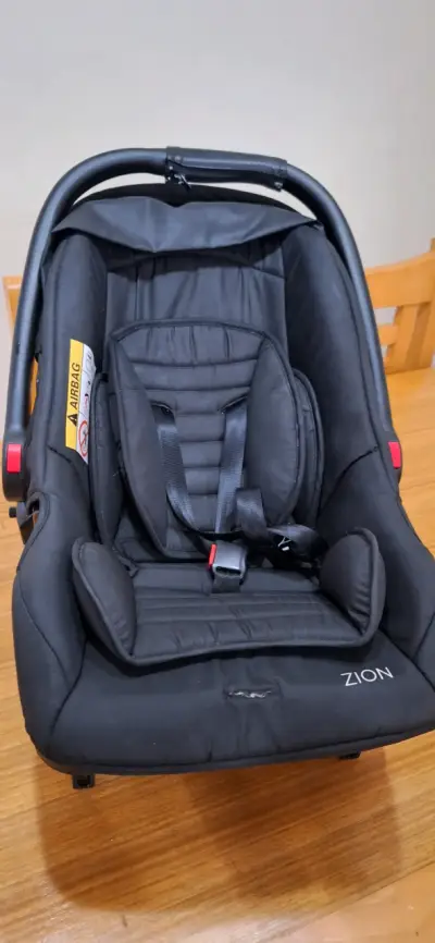 Silla para auto de bebé negra - miniatura 3