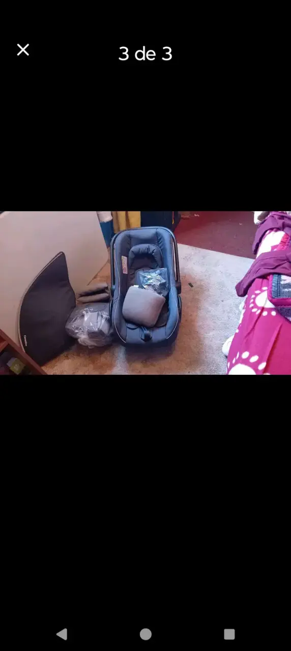 Silla para auto Carestino gris - 3