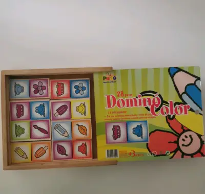 Dominó de colores 28 piezas (madera) - miniatura 3