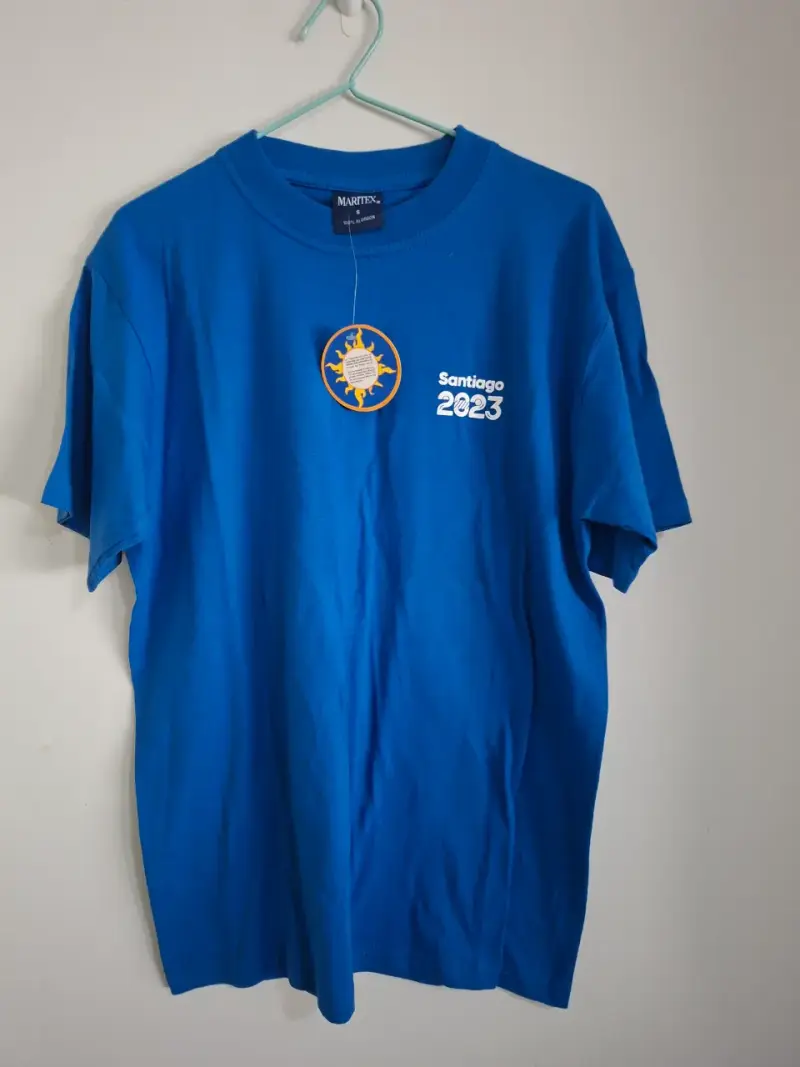 Polera azul Santiago 2023