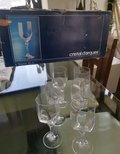 Juego copas cristal d'arques - miniatura 1