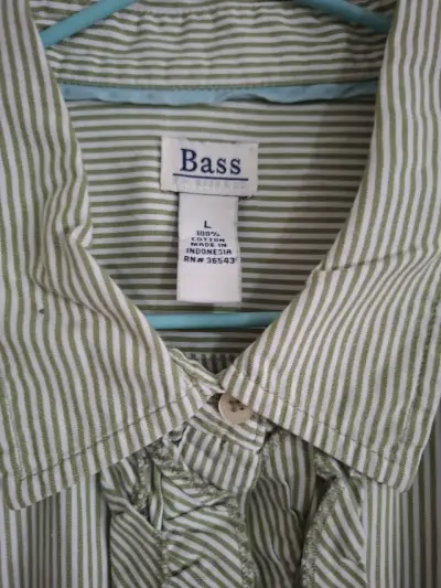 Camisa a rayas con volantes - miniatura 2