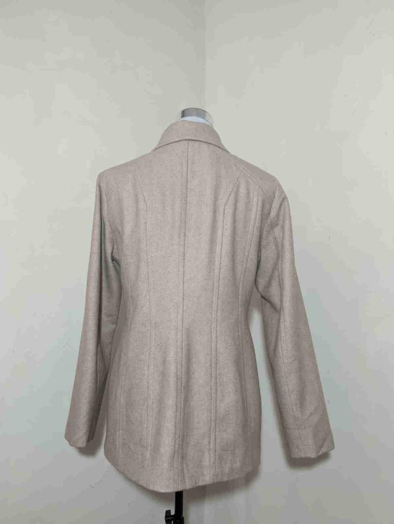 Abrigo beige de botones - 2