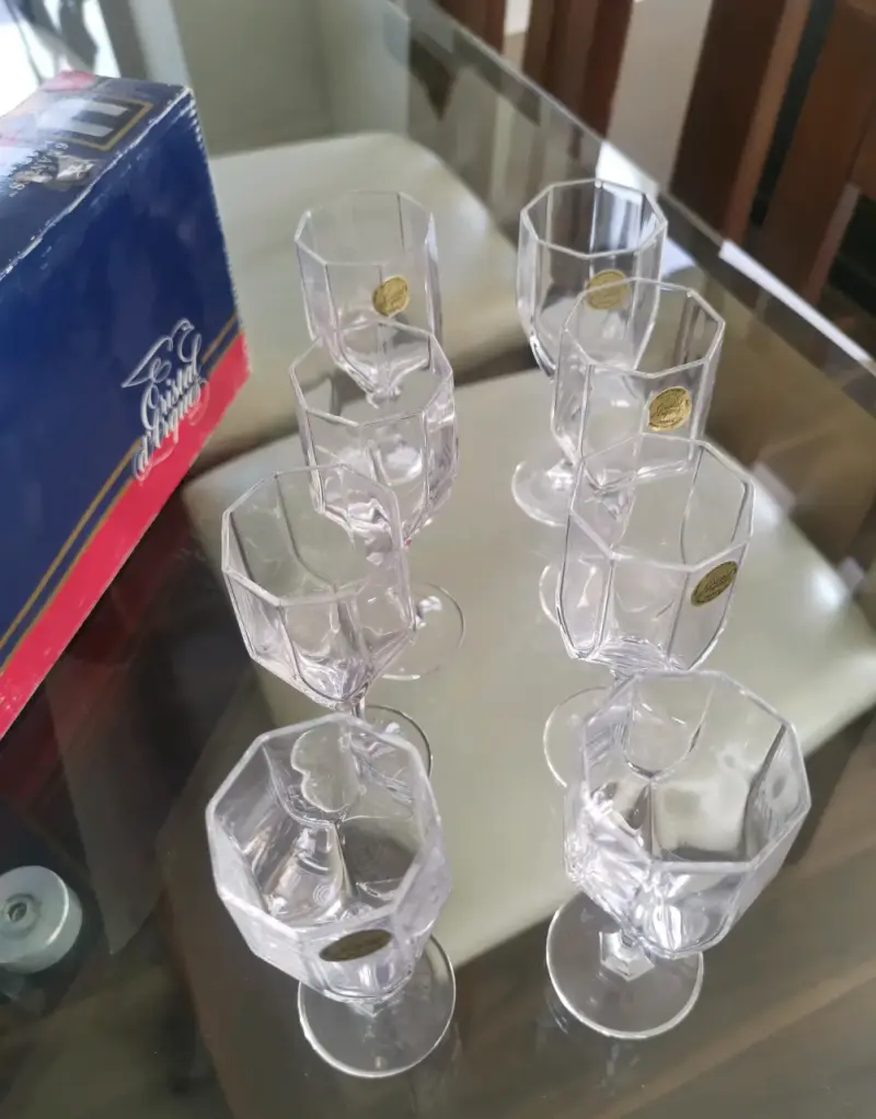Juego de copas de Crystal D'Arques - 2