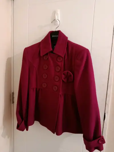 Chaqueta roja Burdeo elegante - miniatura 1
