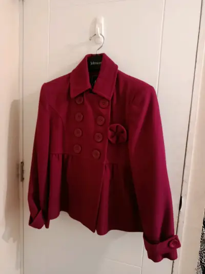 Chaqueta roja Burdeo elegante - miniatura 2