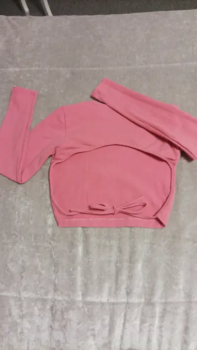 Polera manga larga rosada - miniatura 2