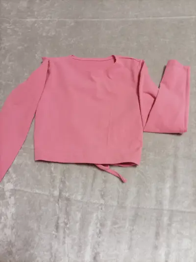 Polera manga larga rosada - miniatura 3