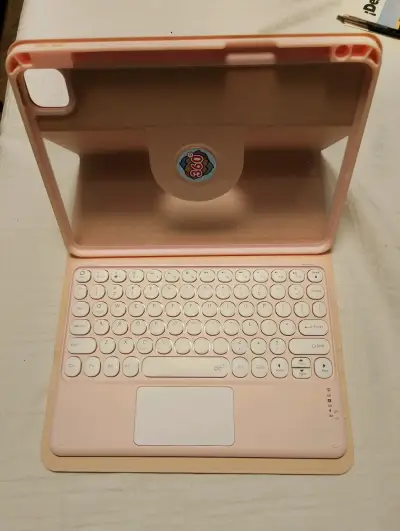 Funda teclado iPad rosa - miniatura 1