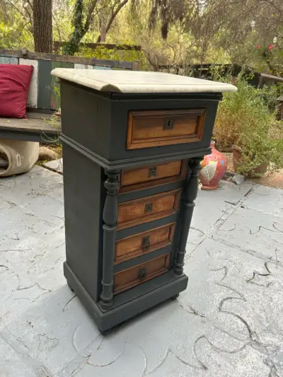 Cajonera de madera vintage - miniatura 2