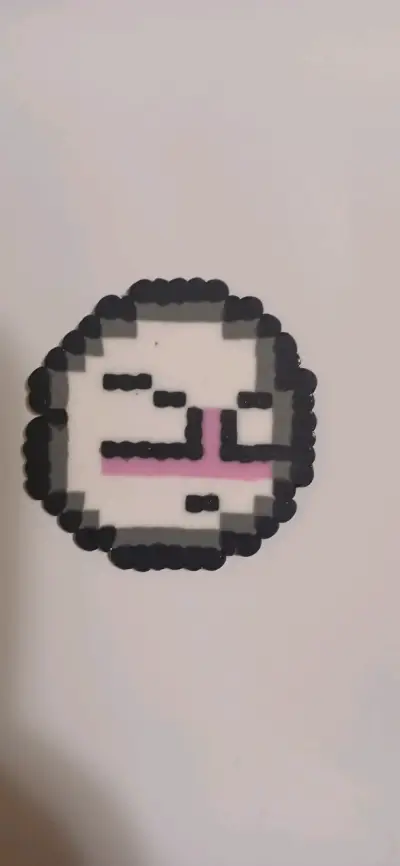 Set Imanes Boo Mario Bros Fantasma Pixel Art Hama - miniatura 1