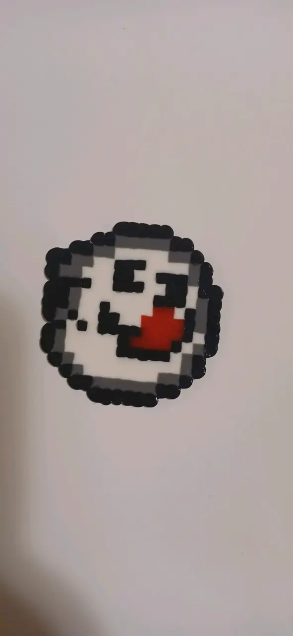 Set Imanes Boo Mario Bros Fantasma Pixel Art Hama - 2