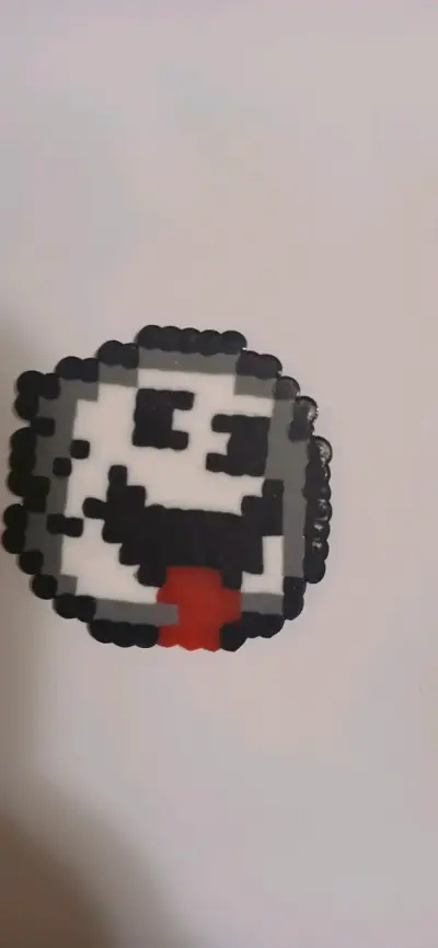 Set Imanes Boo Mario Bros Fantasma Pixel Art Hama - miniatura 3