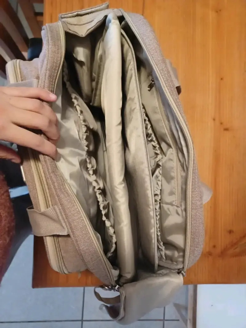 Bolso mudador beige - 4
