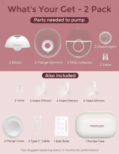 Extractor de leche Momcozy M5 Smart - miniatura 2