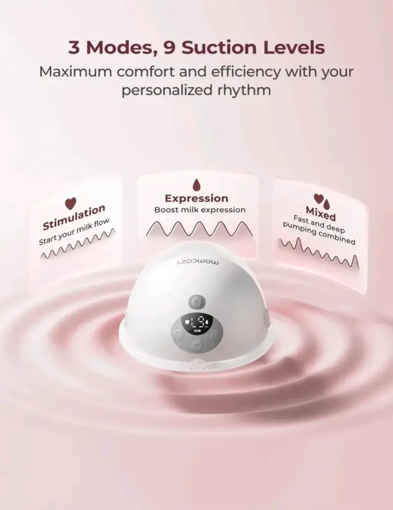 Extractor de leche Momcozy M5 Smart - 4