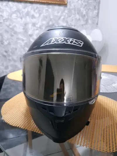 Casco de motocicleta con visera - miniatura 5